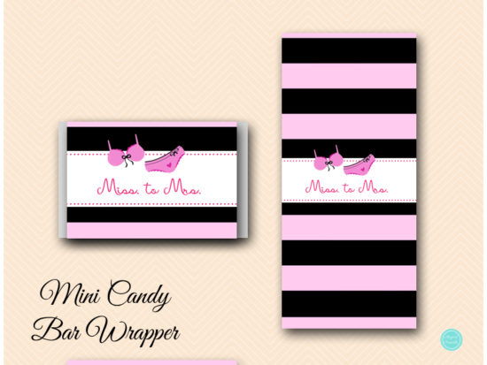 SN450-Hershey-Mini-Wrappers-lingerie-bridal-shower-decoration