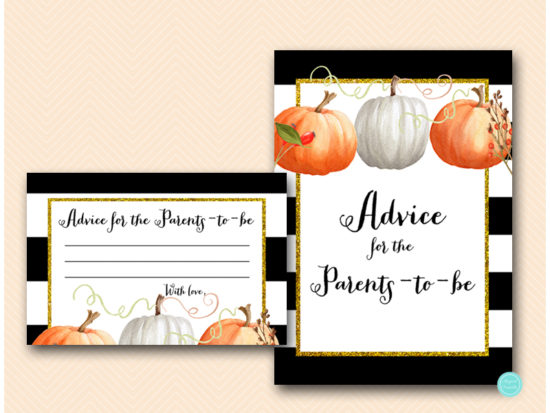 tlc463-advice-for-parents-sign-pumpkin-baby-shower-autumn-fall