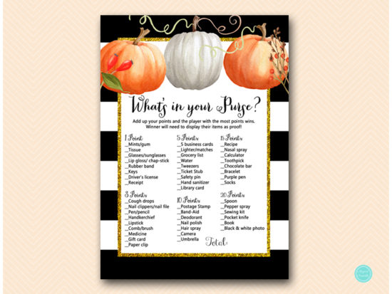 tlc463-whats-in-your-purse-pumpkin-baby-shower-autumn-fall