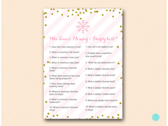 tlc464-who-knows-mommy-daddy-best-pink-gold-winter-baby-shower-game