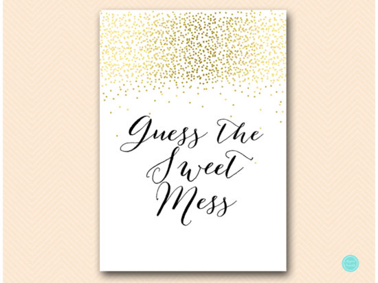 tlc472-guess-sweet-mess-sign-gold-baby-shower-games