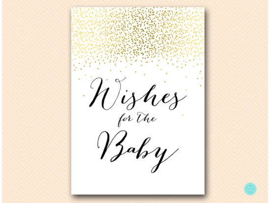 tlc472-wishes-for-the-baby-sign-gold-baby-shower-games