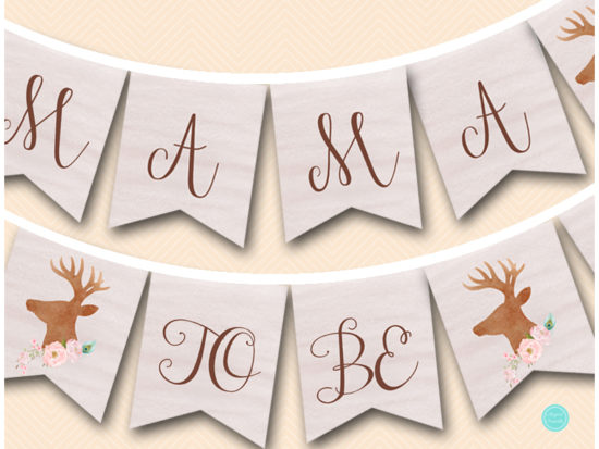rustic-woodland-mama-to-be-baby-shower-banner