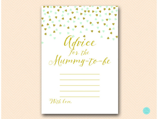 tlc488m-advice-for-mummy-blanklines-mint-gold-baby-shower-game