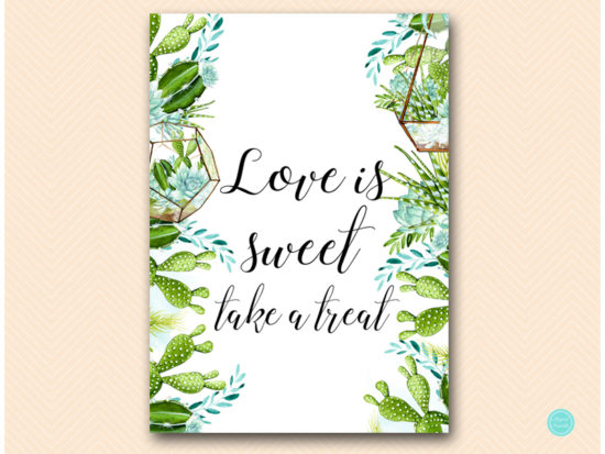 sn519-love-is-sweet-take-treat-sign-succulent-bridal-shower-sign-baby-shower