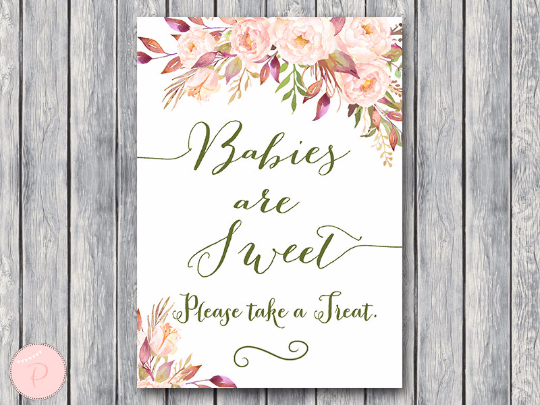 boho-floral-babies-are-sweet-treat-sign