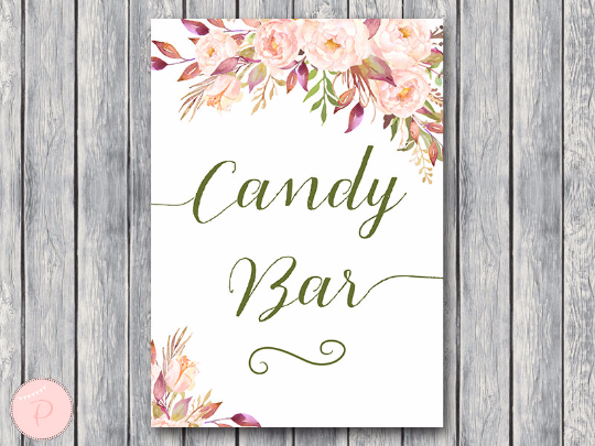 boho-floral-candy-bar-sign-instant-download