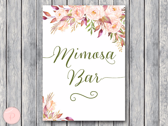 boho-floral-mimosa-bar