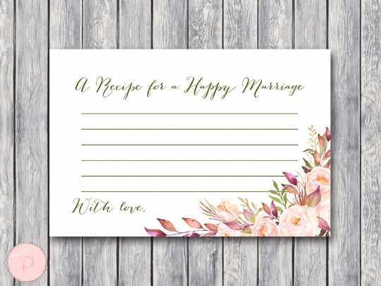 boho-floral-recipe-for-a-happy-marriage-printable-card