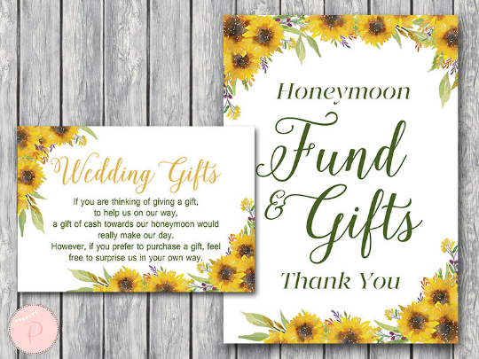 sunflower-summer-honeymoon-fund-card-and-sign-wedding-gift
