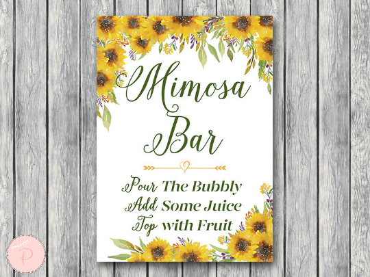 sunflower-summer-mimosa-bar-sign-bubbly-bar-sign