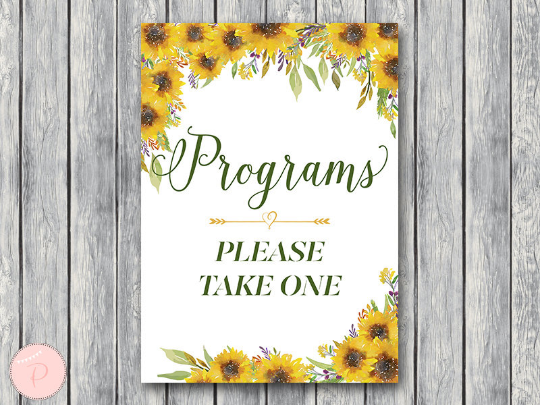 sunflower-summer-wedding-programs-sign-printable-instant-download
