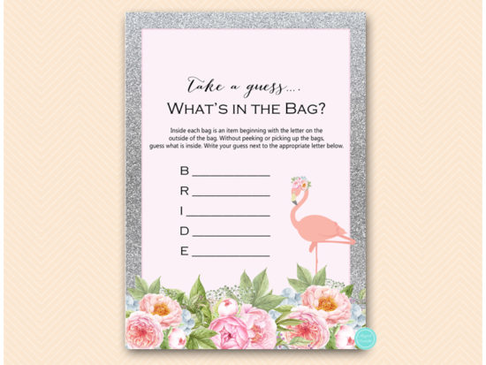 bs130s-whats-in-the-bag-bride-silver-flamingo-bridal-shower-game