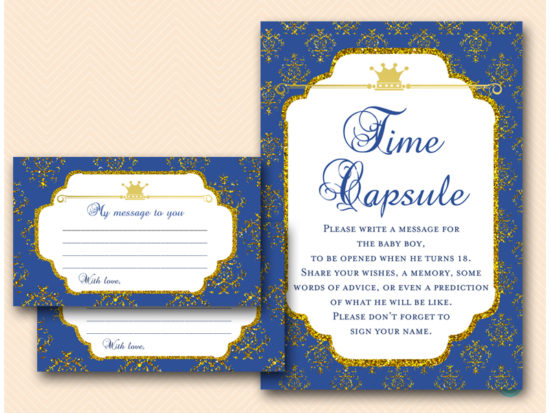 tlc109-time-capsule-sign-navy-royal-prince-baby-shower-game