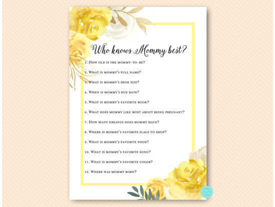 tlc574-who-knows-mommy-best-yellow-floral-baby-shower-game-gender-neutral