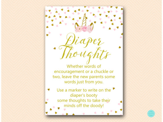 tlc556-diaper-thoughts-pink-gold-unicorn-baby-shower-game