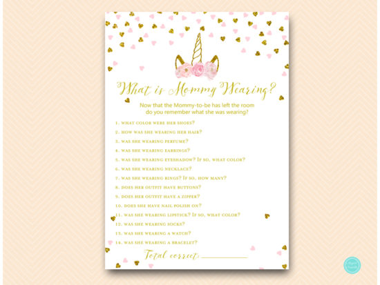 tlc556-what-was-mommy-wearing-pink-gold-unicorn-baby-shower-game