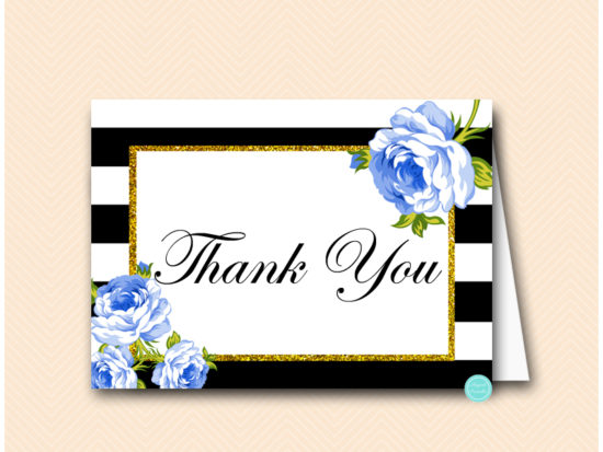 sn162-thank-you-card-folding-blue-floral-baby-shower-games