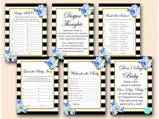 blue-floral-baby-shower-game-package-printable-instant-download