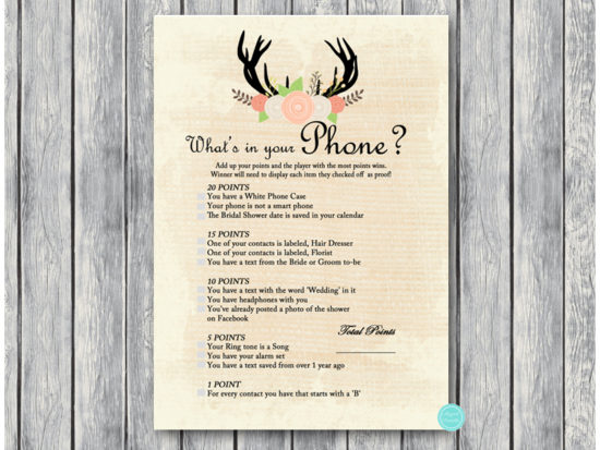 bs41-whats-in-your-phone-antler-bridal-shower-game