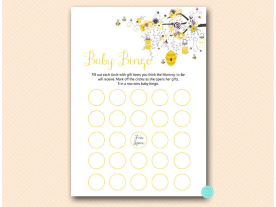 tlc185p-bingo-baby-circles-pink-girl-bee-baby-shower-game