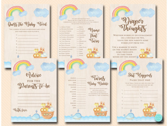 twins-noahs-ark-baby-shower-game-printable-instant-download