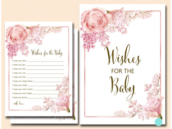 tlc635-wishes-for-baby-sign-pink-flower-girl-baby-shower