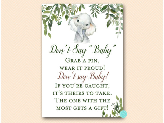tlc663-dont-say-baby-leafy-elephant-baby-shower-game