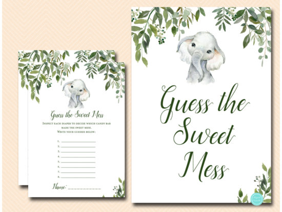 tlc663-guess-sweet-mess-sign-safari-elephant-baby-shower-game