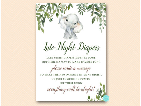 tlc663-late-night-diapers-safari-elephant-baby-shower-game