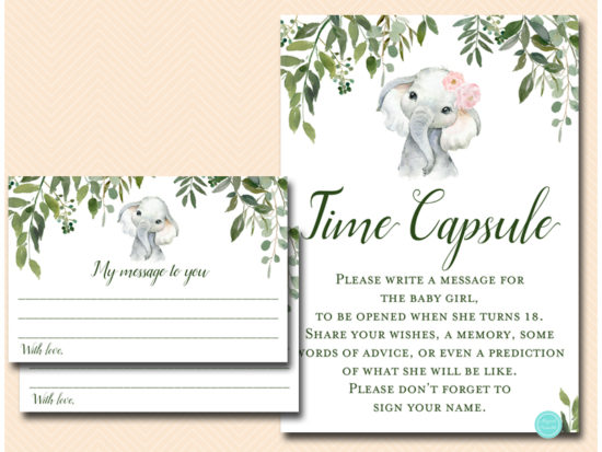 tlc663-time-capsule-girl-pink-elephant-baby-shower-game