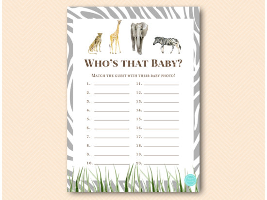 tlc674-who-is-that-baby-guests-african-wild-safari-baby-shower-game
