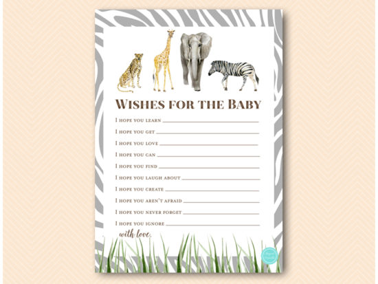 tlc674-wishes-for-baby-card-african-wild-safari-baby-shower-game