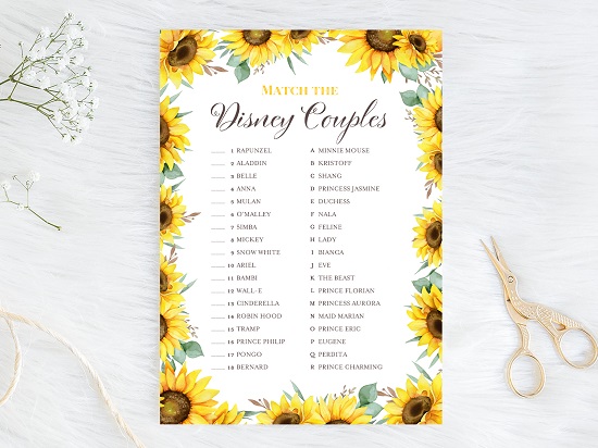 disney-couple-match-quiz-sunflower-theme