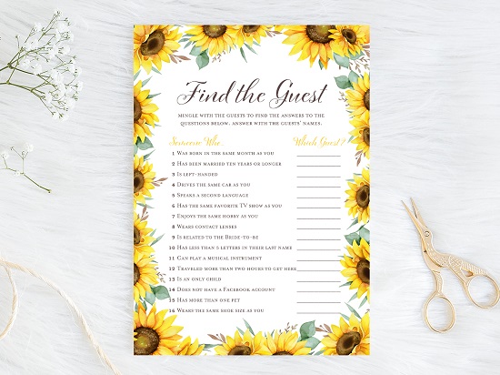 find-the-guest-sunflower-theme