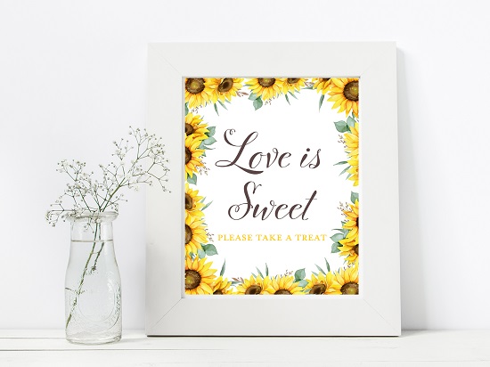love-is-sweet-sunflower-theme-sign