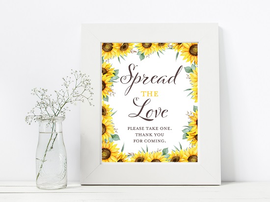 spread-the-love-sunflower-theme-sign