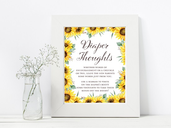 diaper-thoughts-sunflower-theme-baby-shower