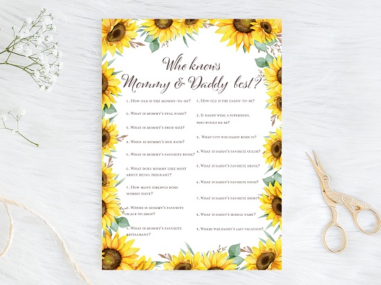who-knows-mommy-daddy-best-sunflower-theme-baby-shower