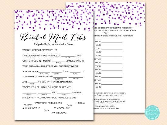 mad-libs-help-write-vows-purple-bridal-shower