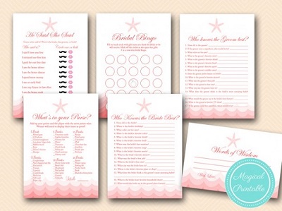 Printable Bridal Shower Games, Bachelorette | Printabell • Express