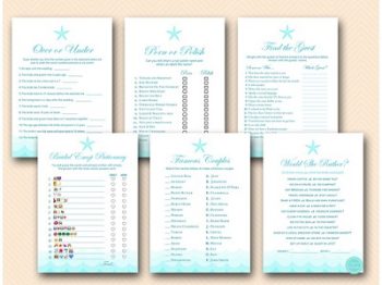 beach-starfish-bridal-shower-game-package-instant-download