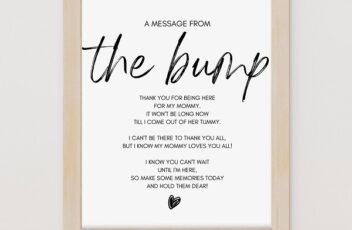 Message from the Bump Sign