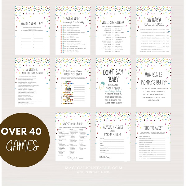 baby shower printables