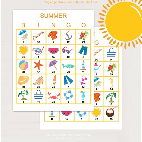 summer-themed-bingo-cards