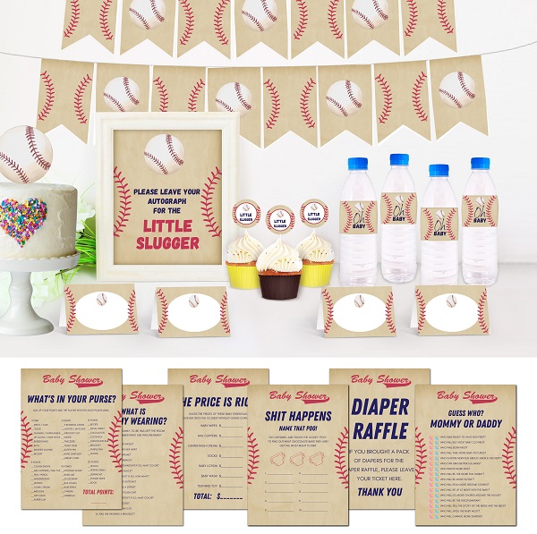 70+ Baseball Baby Shower Bundle – Printabell • Express