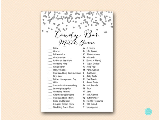 BS149-candy-bar-bridal-matching-game-silver-bridal-shower-games