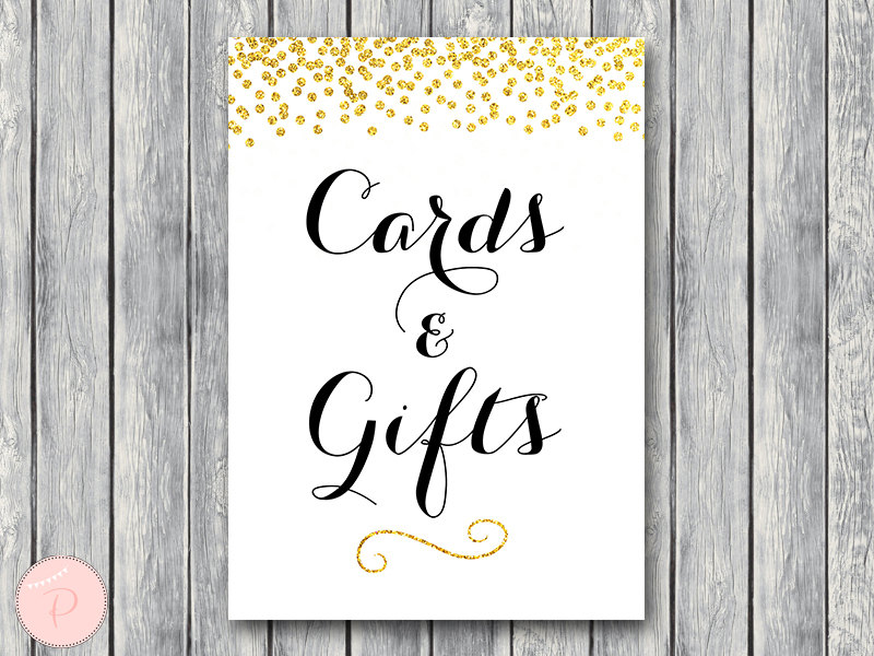 Gold Glitter Decoration Sign Printable – Printabell • Express