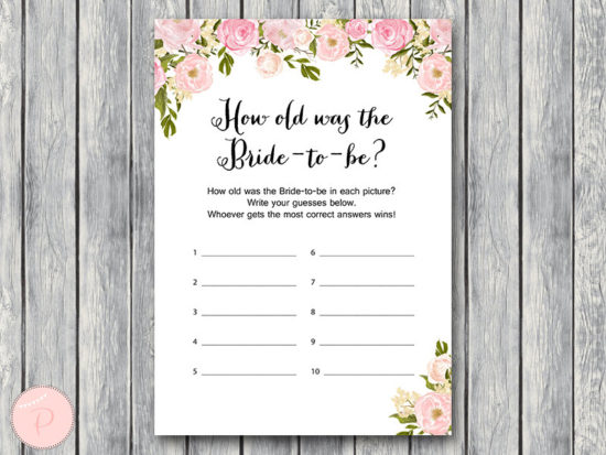 WD67-peonies-How old was the Bride to be Bridal Shower game