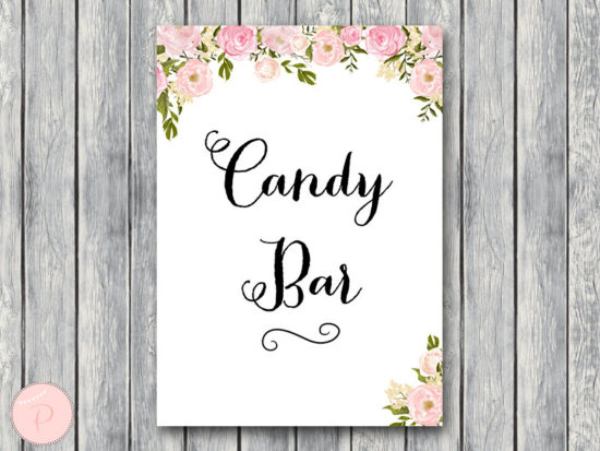 WD67-peonies-sign-Candy Bar Sign, Instant Download, Wedding